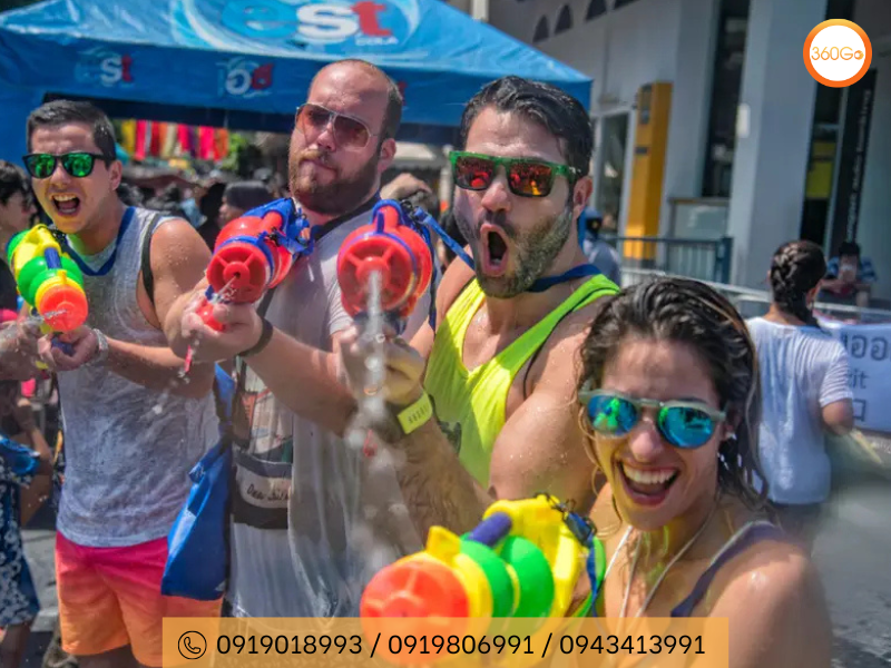 Lễ Hội Té Nước kỷ niệm đáng nhớ của mỗi du khách - Du lịch 360Go 